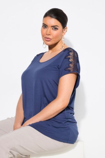 Plus size veliki brojevi Majica kratkih rukava okruglog ovratnika za punije