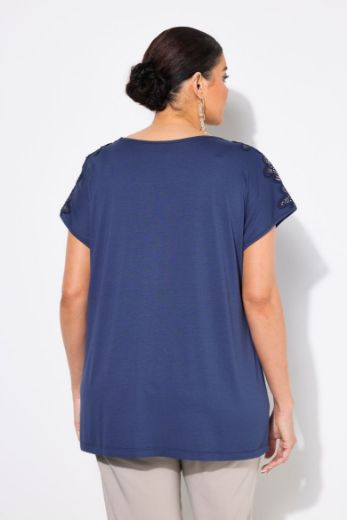 Plus size veliki brojevi Majica kratkih rukava okruglog ovratnika za punije
