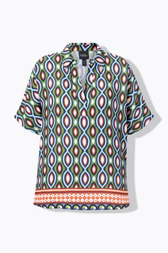 Plus size veliki brojevi Bluza kratkih rukava Polo ovratnika za punije