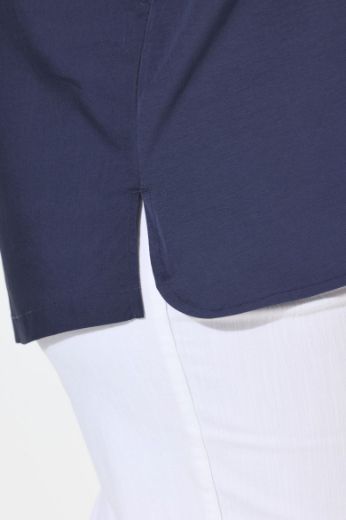 Plus size veliki brojevi Majica kratkih rukava V ovratnika za punije