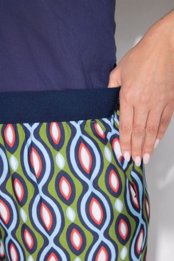 Plus size veliki brojevi Hlače elastičnog struka širokih nogavica za punije