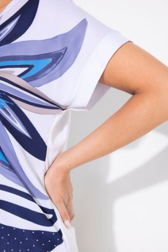 Plus size veliki brojevi Majica kratkih rukava okruglog ovratnika za punije