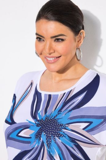 Plus size veliki brojevi Majica kratkih rukava okruglog ovratnika za punije