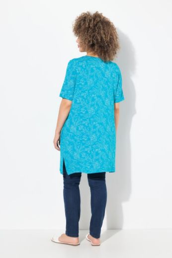 Plus size veliki brojevi Majica kratkih rukava V ovratnika za punije
