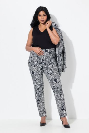 Plus size veliki brojevi Hlače elastičnog struka užih nogavica za punije