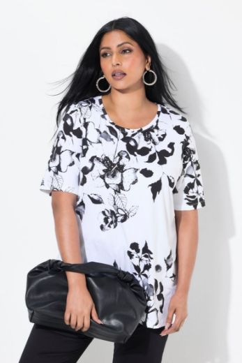 Plus size veliki brojevi Majica kratkih rukava A kroja za punije