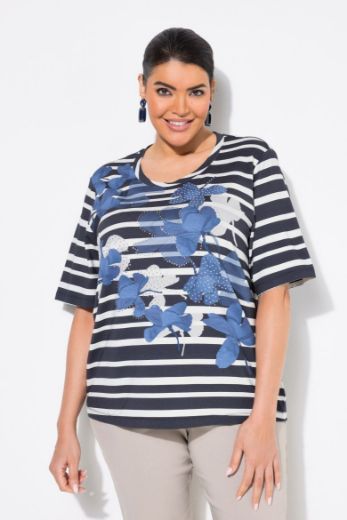Plus size veliki brojevi Majica kratkih rukava okruglog ovratnika za punije