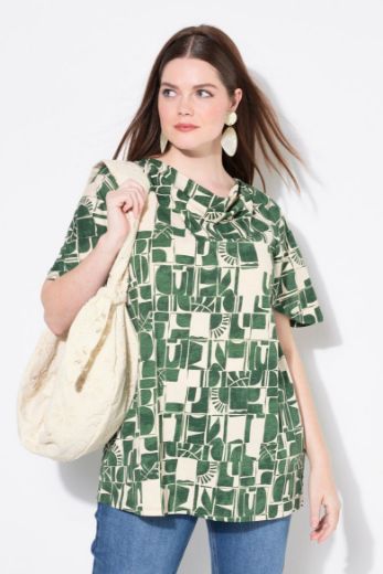 Plus size veliki brojevi Majica kratkih rukava A kroja za punije