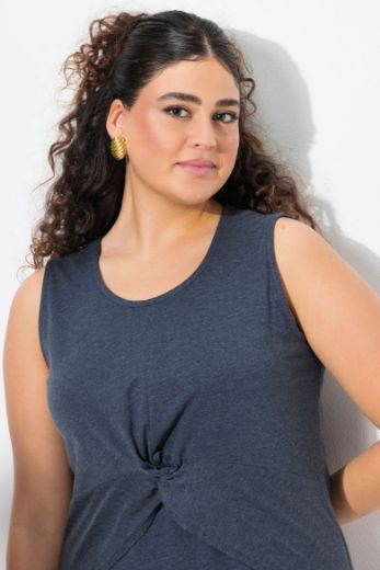 Plus size veliki brojevi Haljina bez rukava A kroja za punije