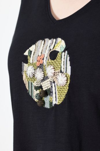 Plus size veliki brojevi Majica kratkih rukava dužeg A kroja za punije