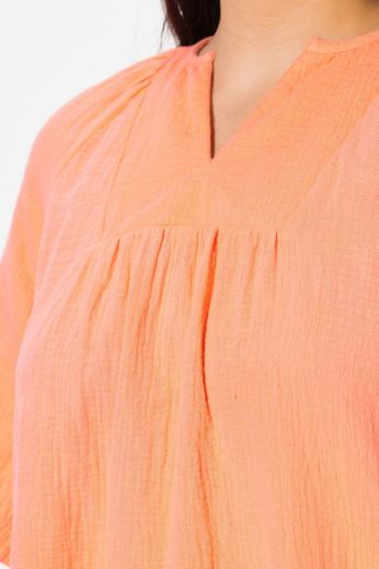 Plus size veliki brojevi Bluza kratkih rukava A kroja za punije