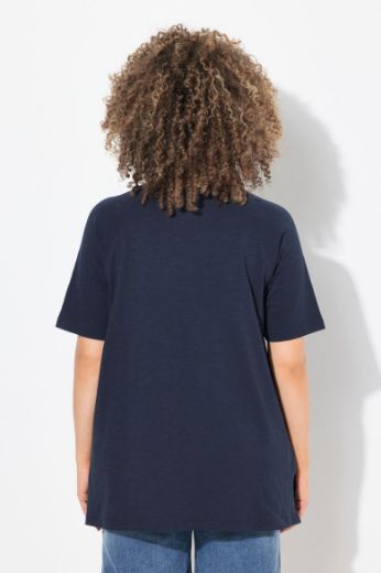 Plus size veliki brojevi Majica kratkih rukava V ovratnika za punije