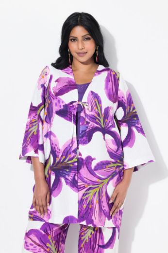 Plus size veliki brojevi Sako 3/4 rukava dužeg kroja za punije