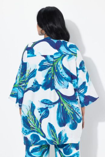Plus size veliki brojevi Sako 3/4 rukava dužeg kroja za punije