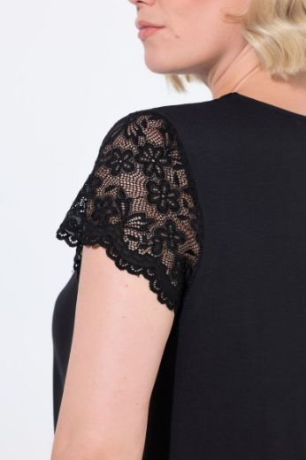 Plus size veliki brojevi Spavaćica kratkih rukava V ovratnika za punije