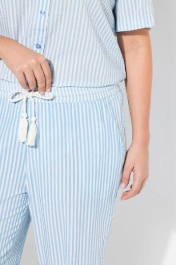Plus size veliki brojevi Hlače širokih ravnih nogavica za punije