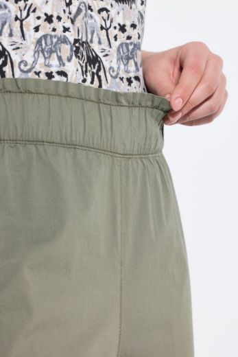 Plus size veliki brojevi Hlače elastičnog struka skraćenih nogavica za punije