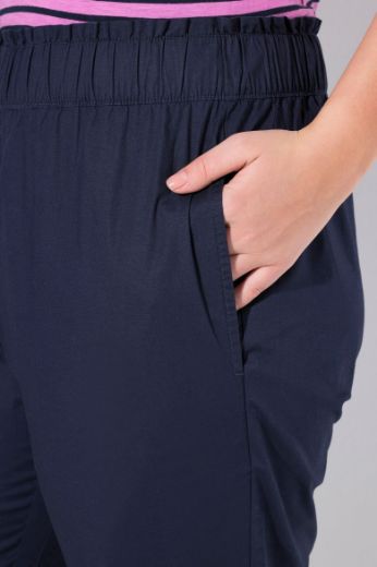 Plus size veliki brojevi Hlače elastičnog struka skraćenih nogavica za punije