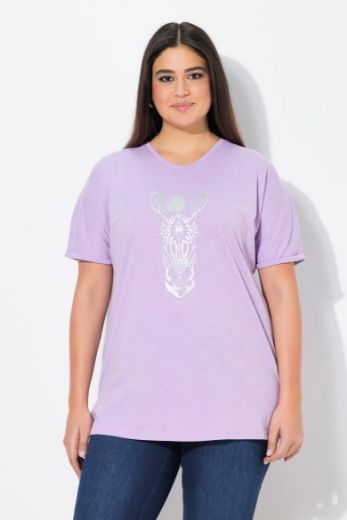 Plus size veliki brojevi Majica kratkih rukava V ovratnika za punije
