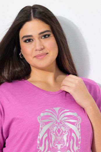 Plus size veliki brojevi Majica kratkih rukava V ovratnika za punije