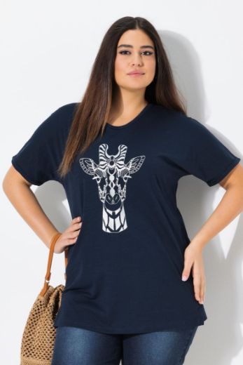 Plus size veliki brojevi Majica kratkih rukava V ovratnika za punije