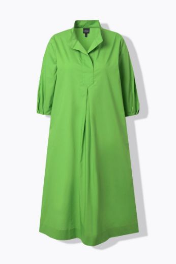 Plus size veliki brojevi Haljina midi 3/4 rukava A kroja za punije