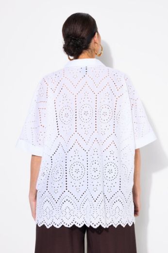 Plus size veliki brojevi Bluza kratkih rukava šireg kroja za punije