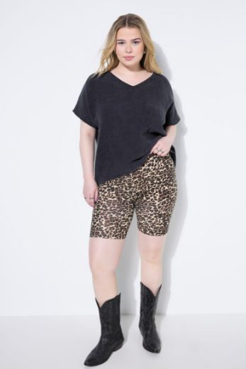 Plus size veliki brojevi Tajice kratkih nogavica  s leopard uzorkom za punije