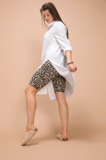 Plus size veliki brojevi Tajice kratkih nogavica  s leopard uzorkom za punije