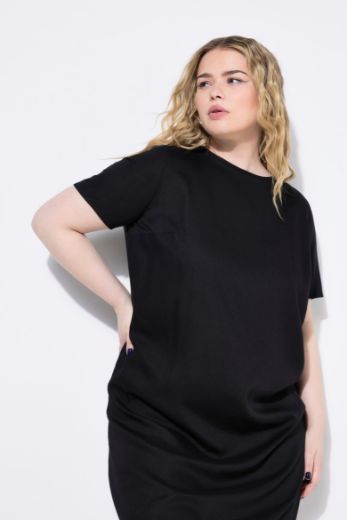 Plus size veliki brojevi Haljina mini ravnog kroja za punije