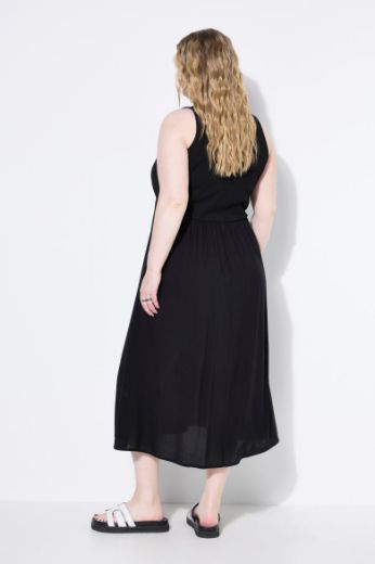Plus size veliki brojevi Haljina maxi bez rukava A kroja za punije