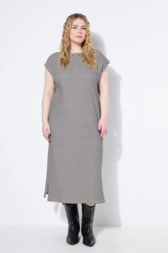 Plus size veliki brojevi Hajina midi kratkih rukava za punije