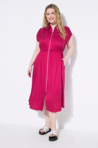 Plus size veliki brojevi Haljina A kroja s patentnim zatvaračem za punije