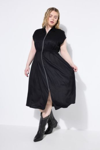 Plus size veliki brojevi Haljina A kroja s patentnim zatvaračem za punije