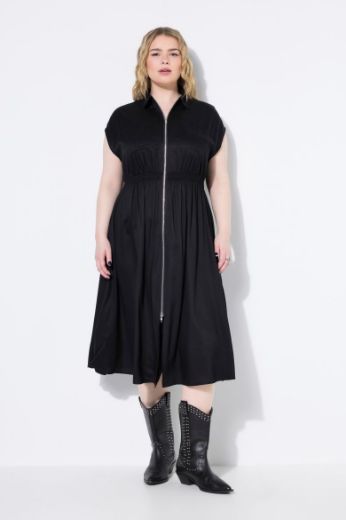 Plus size veliki brojevi Haljina A kroja s patentnim zatvaračem za punije