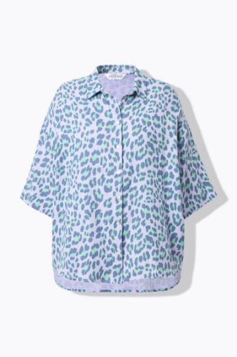 Plus size veliki brojevi Bluza od muslina šireg kroja za punije