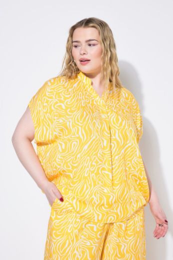 Plus size veliki brojevi Bluza kratkih rukava šireg kroja za punije