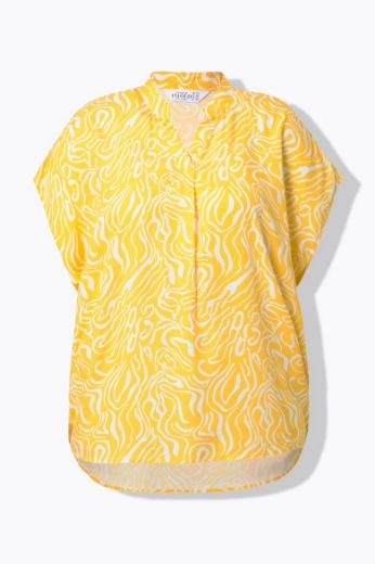 Plus size veliki brojevi Bluza kratkih rukava šireg kroja za punije