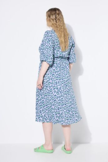 Plus size veliki brojevi Haljina midi A kroja za punije