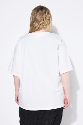 Plus size veliki brojevi Majica kratkih rukava šireg kroja za punije