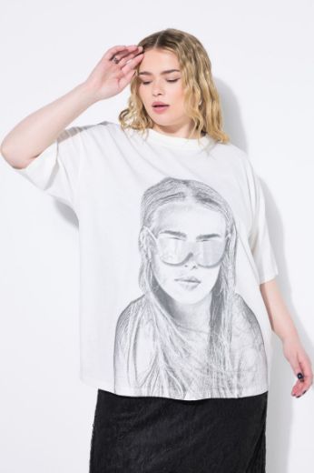 Plus size veliki brojevi Majica kratkih rukava šireg kroja za punije