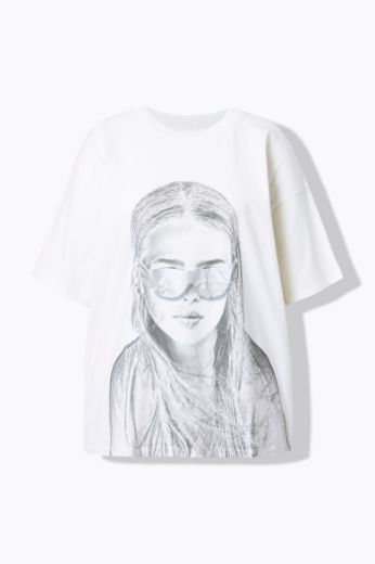 Plus size veliki brojevi Majica kratkih rukava šireg kroja za punije