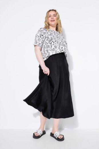Plus size veliki brojevi Suknja midi A kroja za punije