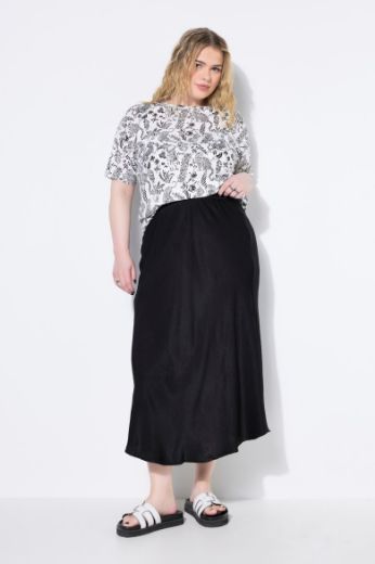 Plus size veliki brojevi Suknja midi A kroja za punije