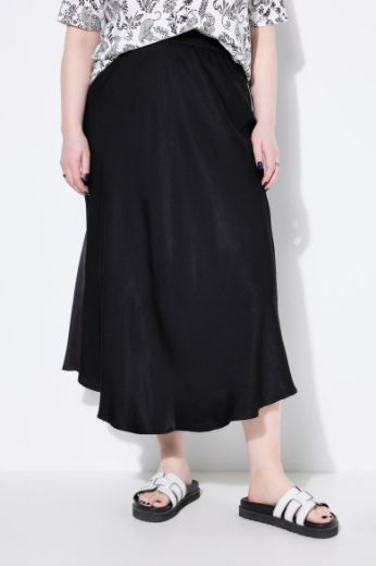 Plus size veliki brojevi Suknja midi A kroja za punije