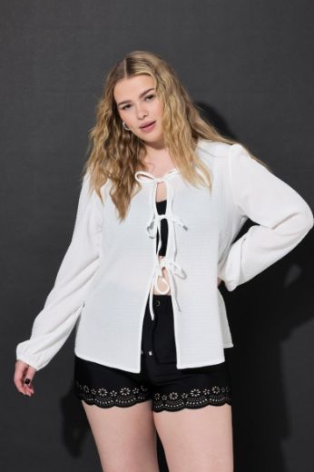 Plus size veliki brojevi Bluza dugih rukava za punije