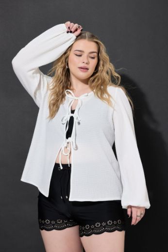 Plus size veliki brojevi Bluza dugih rukava za punije
