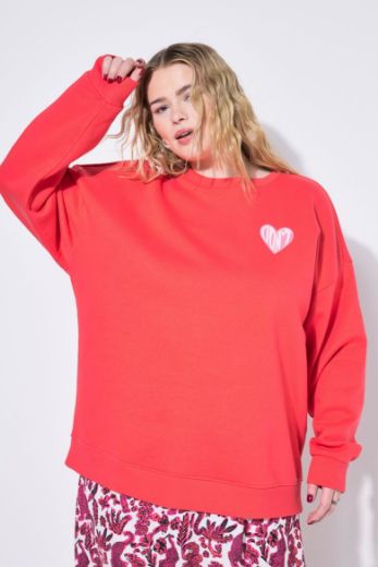Plus size veliki brojevi Pulover dugih rukava okruglog ovratnika za punije