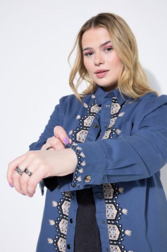 Plus size veliki brojevi Košulja dugih rukava za punije
