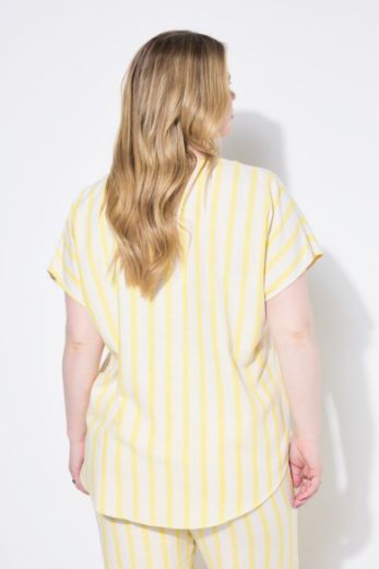 Plus size veliki brojevi Bluza kratkih rukava V ovratnika za punije